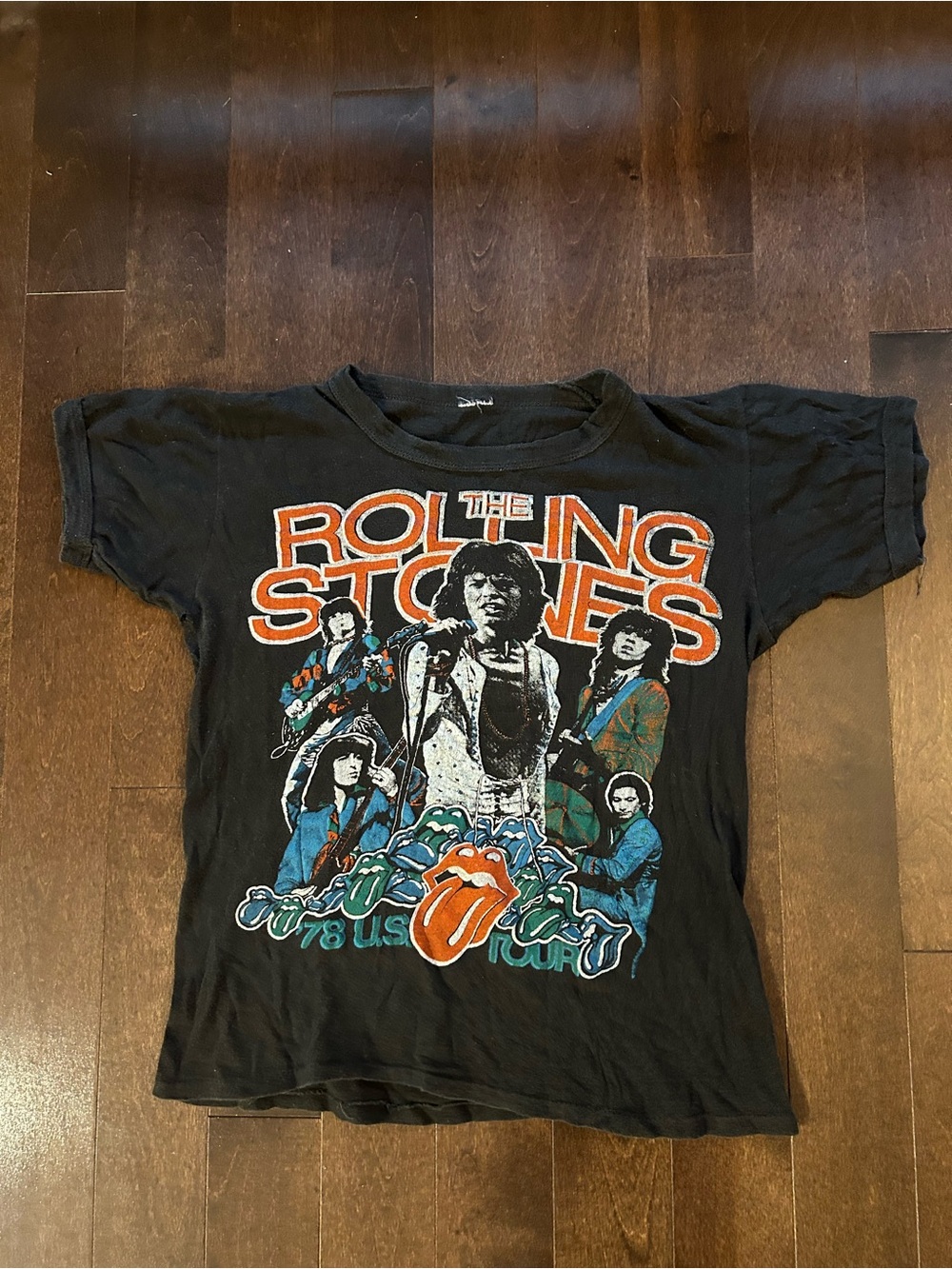 Vintage 1978 The Rolling Stones World Wide Tour Band T Shirt RARE True Vintage